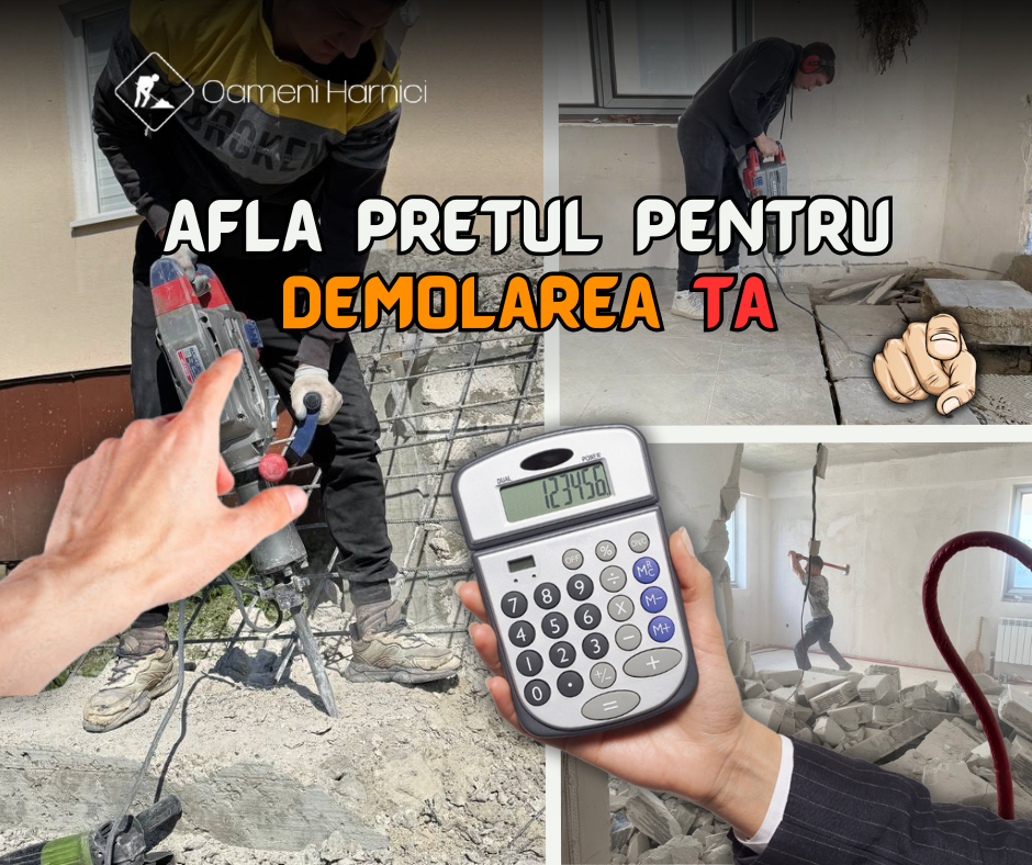 Demolări Interioare toată Moldova