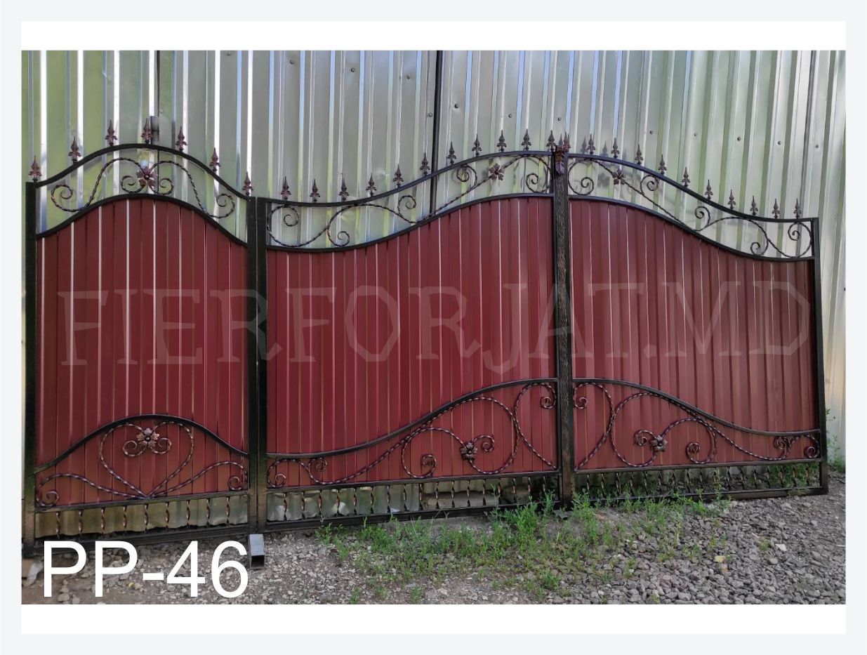 Porti , garduri, balustrade, copertine, porti din metal, porti cu profnastil, la comanda