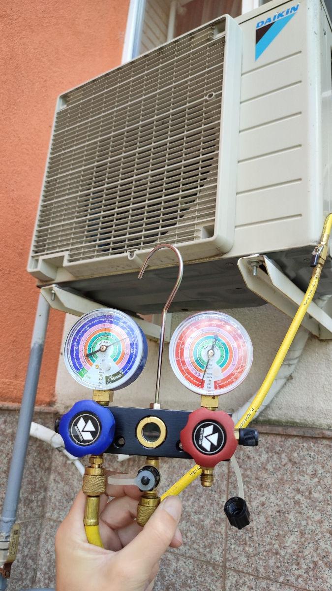 Reparatie conditionerilor. Alimentare cu Freon.