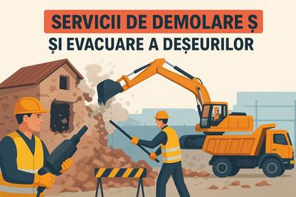Servicii de demolare si evacuarea deşeurilor